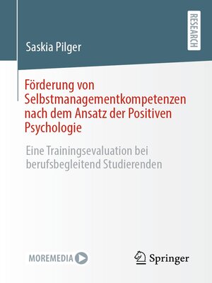 cover image of Förderung von Selbstmanagementkompetenzen nach dem Ansatz der Positiven Psychologie